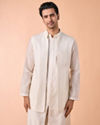 Ethereal Cream Kurta Jacket Set